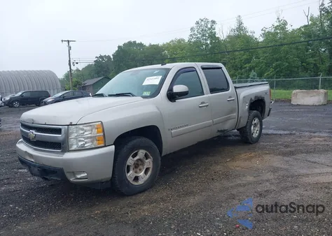 2008 Chevrolet Silverado 1500 Ltz из США, поврежденный, VIN 3GCEK13358G306551